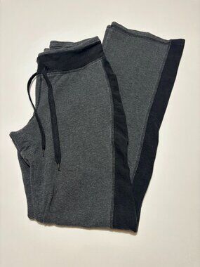 Champion Grey & Black Active Wear Cotton Yoga Pants
